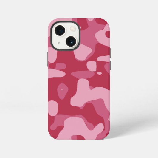 バブルガム カモフラージュ iPhoneケース (裏面)