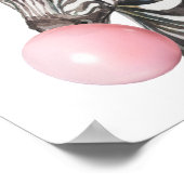 バブルガム ゼブラ キューブ 動物園 子供の森 ポスター (角)