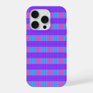 バブルガム タータンチェックプリント iPhone 15 PROケース