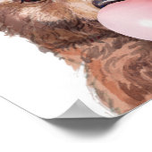 バブルガム ベイビー ベア キューブ ぬりえ 子供 森 ポスター (角)