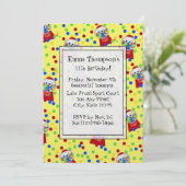 バブルガンボールパーティの招待状 招待状 (スタンド正面)