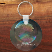 バブルキーチェーンのクローズアップ キーホルダー (正面)