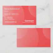 バブルクラウド – 赤の影II 名刺 (正面/裏面)