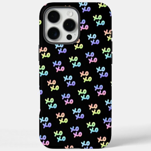 バブルグムガカラフルラスハートバルーンバレンタイン Case-Mate iPhoneケース (裏面)