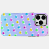バブルグムガカラフルラスハートバルーンバレンタイン Case-Mate iPhoneケース (裏面 (横))