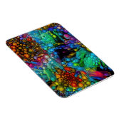 バブルサイケデリックバースト抽象芸術デイジー マグネット (右側)