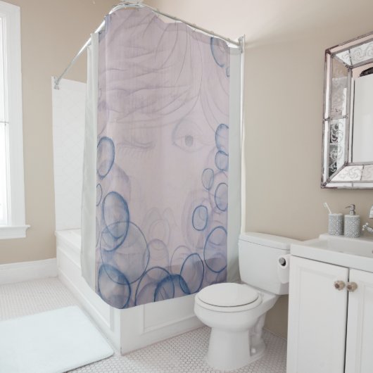 バブルシャワーカーテン | m3galleryStudio シャワーカーテン (インサイチュ)