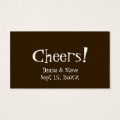 バブルシャンパン踊りガラスイベントドリンクチケット (裏面)