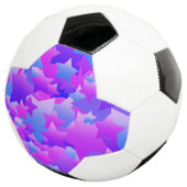 バブルスターパープル サッカーボール (3/4)