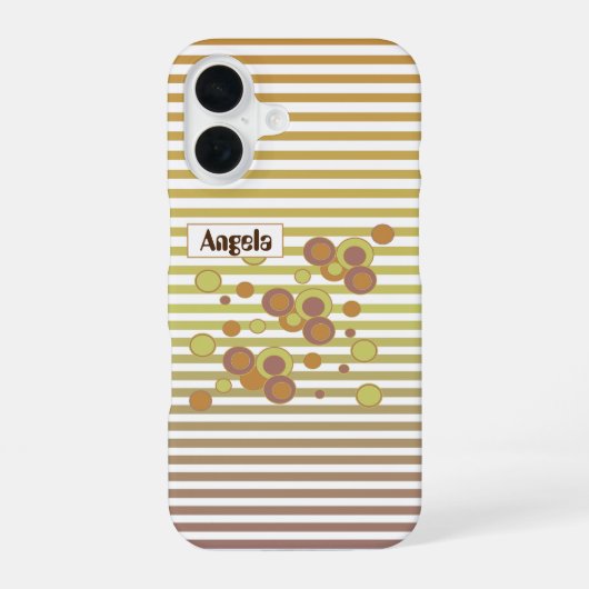 バブルスマホケース iPhone 16ケース (裏面)
