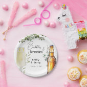 バブルス&ブリュー ゆず はいっとシャワーパーティー ペーパープレート (パーティー)