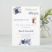 バブルズカップルウェディングシャワー招待状 招待状 (スタンド正面)