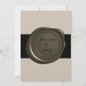 バブルズカップルウェディングシャワー 招待状 (裏面)