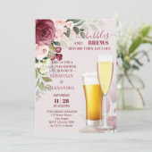 バブルズカップルシャワー招待状 招待状 (スタンド正面)