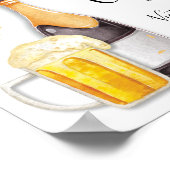 バブルズカップルシャンパンビール応援 ポスター (角)