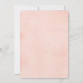 バブルズブルーズピンクの緑のカップルブライダルシャワー 招待状 (裏面)