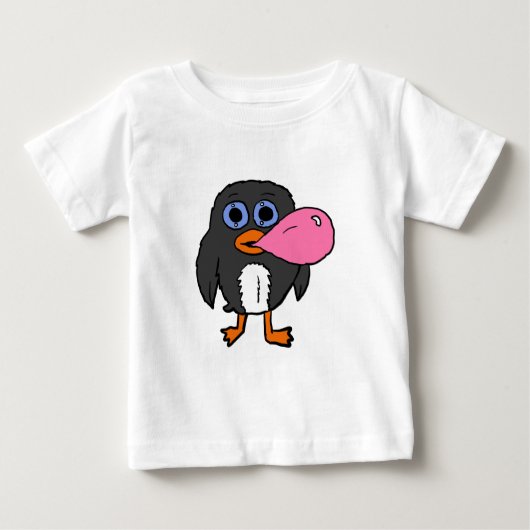 バブルズペ吹ンギン ベビーTシャツ (正面)