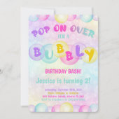 バブルズ ご招待 招待状 (正面)