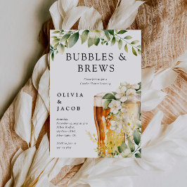 バブルズ アンド ブリュース カップルシャワー 招待状