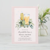 バブルズ アンド ブリュース  ブライダルシャワーのカップル招待状 招待状 (スタンド正面)