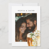 バブルズ アンド ブリューズ カップルシャワー フォト招待状 招待状 (裏面)