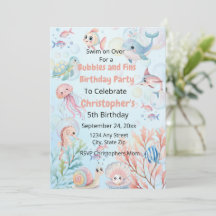 バブルズ&フィンズ 子供の誕生日