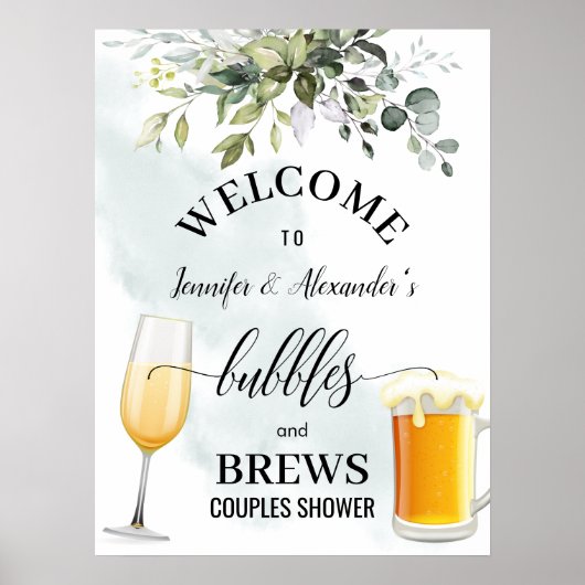 バブルズ＆ブルース ウェルカムサイン ポスター (正面)