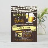 バブルズ＆ブルース カップルシャワーの招待状 招待状 (スタンド正面)