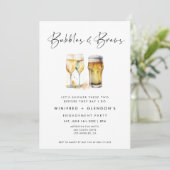 バブルズ＆ブルース 婚約パーティー 招待状 (スタンド正面)