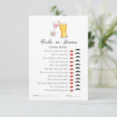 バブルズ＆ブルー「ゲスフー」シャワージェーム 招待状 (スタンド正面)