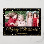 バブルチア フロイル  ホリデーカード クリスマスカード 箔シーズンカード (正面)