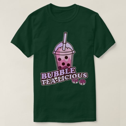 バブルティーかわいいボバティー Tシャツ (デザイン正面)