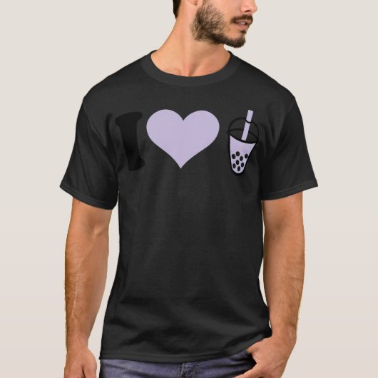 バブルティーが大好きなおかしいおじさん Tシャツ (正面)