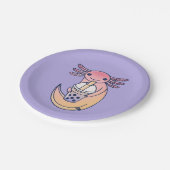 バブルティーが楽しめる可愛いアキソロット ペーパープレート (アングル)