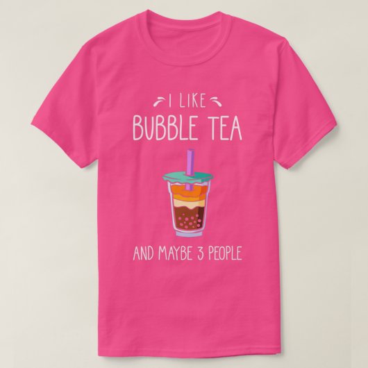 バブルティーことわざ おもしろい Tシャツ (デザイン正面)