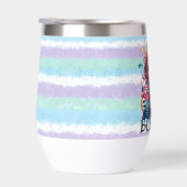 バブルティーを持つかわいいアニメの少女 (右面)