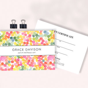 バブルティーウォーターカラーレインボーサークルピンクグリーン