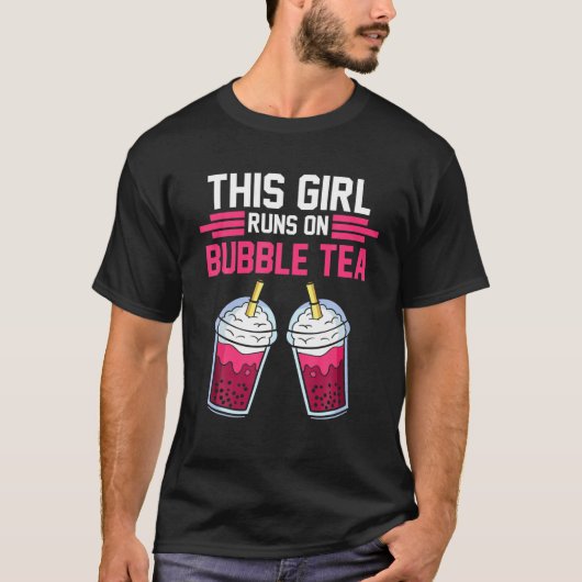 バブルティーガールボバカップ Tシャツ (正面)