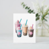 バブルティーキット、ポストクロッシング ポストカード (スタンド正面)