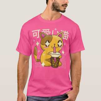 バブルティーキャット日本のかわいいかわいいキッテンジャパンG Tシャツ