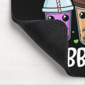 バブルティーギフト女の子かわいいバブルティー マウスパッド (コーナー)