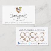 バブルティーショップロイヤリティカード ロイヤリティカード (正面/裏面)