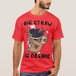 バブルティービッグストロー大きな夢6 Tシャツ