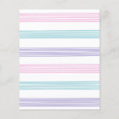 バブルティーボバベビーシャワーバジェット招待状 (裏面)