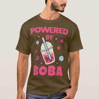 バブルティー好きなかわいいキッズのパワーに満ちて Tシャツ