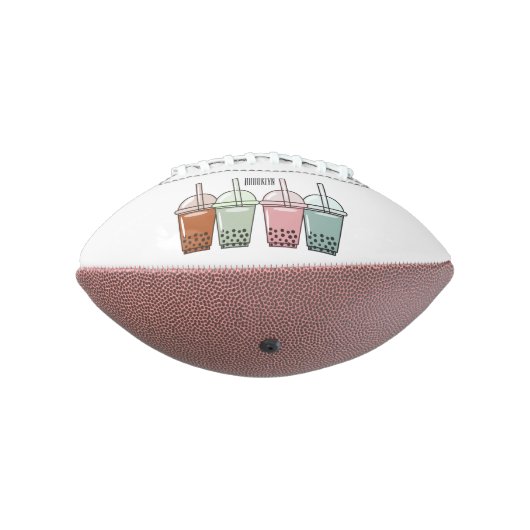 バブルティー漫画イラストレーション アメリカンフットボール (回転270)