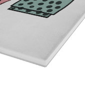 バブルティー漫画イラストレーション カッティングボード (角)