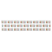 バブルティー漫画イラストレーション ショートテーブルランナー (横)