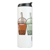 バブルティー漫画イラストレーション タンブラー (回転左)