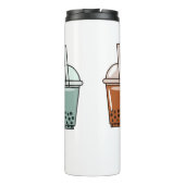 バブルティー漫画イラストレーション タンブラー (裏面)